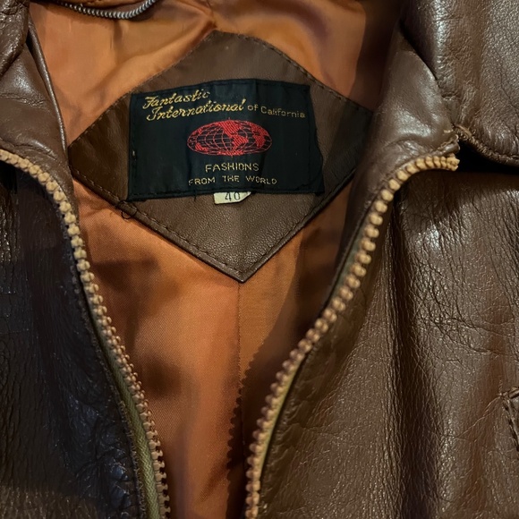 Vintage Vintage lovely leather jacket Worn but excellent look and feel! - Picture 4 of 8